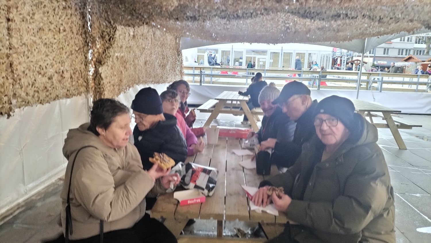 Sortie au château du père Noël et mâche de noel 