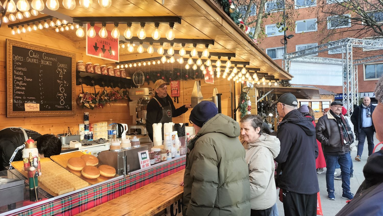 Sortie au château du père Noël et mâche de noel 